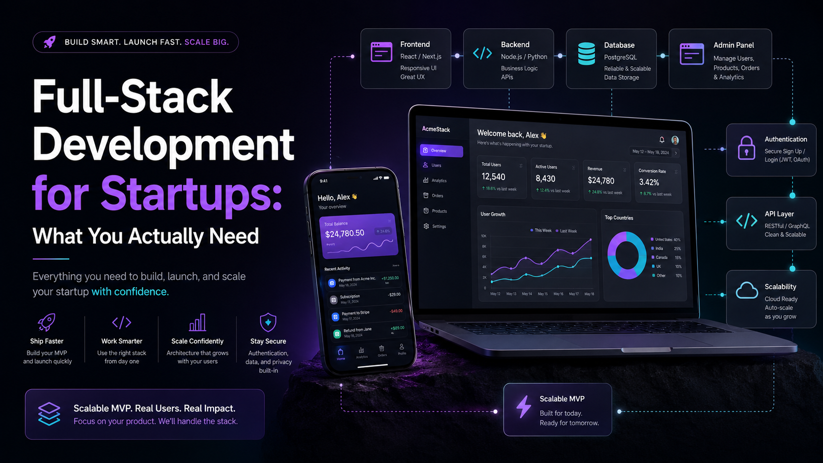 Full-Stack Development for Startups: What You Actually Need
